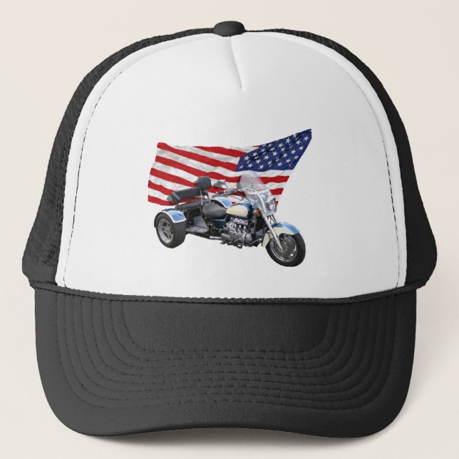 Boné Bandeira dos Estados Unidos Trike (Frente)