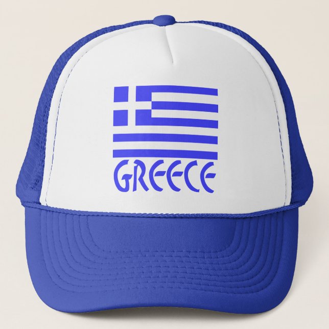 Boné Bandeira e Grécia gregas (Frente)