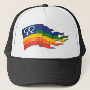 Boné Bandeira fêmea dobro do orgulho