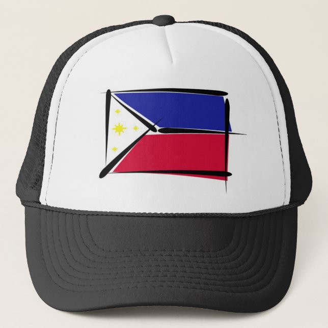 Boné Bandeira filipino - chapéu (Frente)