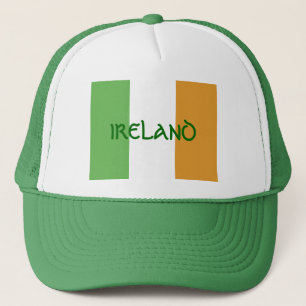 Boné Bandeira Irlandesa Com Shamrock