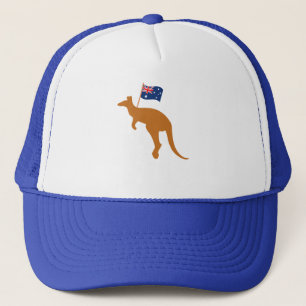 Boné bandeira kangaroo australia
