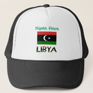 Boné Bandeira Líbia Líbia Verde Personalizada