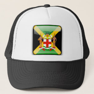 Boné Bandeira lustrosa jamaicana