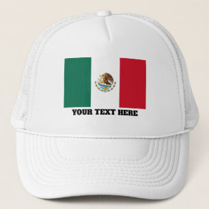 Boné Bandeira mexicana do chapéu feito sob encomenda d