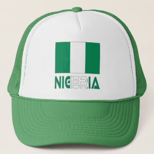 Boné Bandeira Nigeriana e Nigéria
