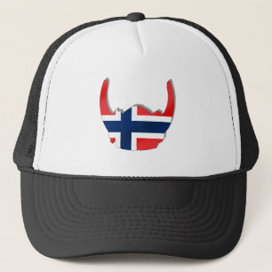 Boné Bandeira norueguesa do capacete de Noruega