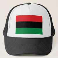 Bandeira pan-Africano preta e verde vermelha de