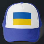 Boné Bandeira Patriótica da Ucrânia<br><div class="desc">Bandeira patriótica da Ucrânia.</div>