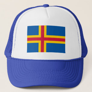Boné Bandeira Patriótica das Ilhas Åland