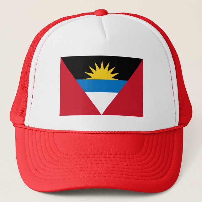 Boné Bandeira Patriótica de Antígua e Barbuda (Frente)