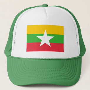 Boné Bandeira Patriótica de Mianmar