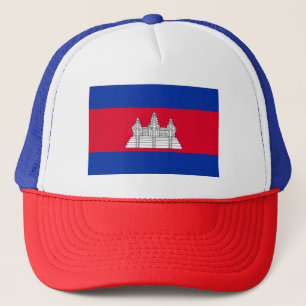 Boné Bandeira Patriótica do Camboja