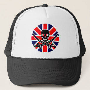 Boné Bandeira pirata do Reino Unido.