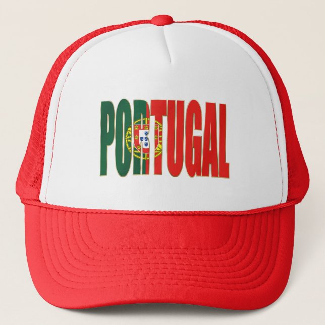 Boné Bandeira Portuguesa - por Fãs de "Portugal" da (Frente)