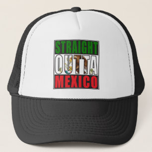 Boné Bandeira reta de Outta México