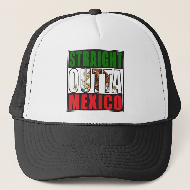 Boné Bandeira reta de Outta México (Frente)