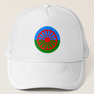 Boné Bandeira romana oficial bandeira cigana Trucker Ha