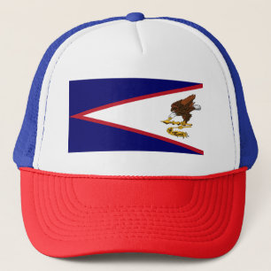 Boné Bandeira Samoa Americana Patriótica