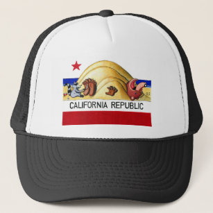 Boné Bandeira Ticklish do urso de Califórnia