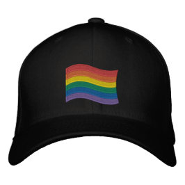Boné Bandeira Tradicional de Orgulho LGBTQ+ Bordada em