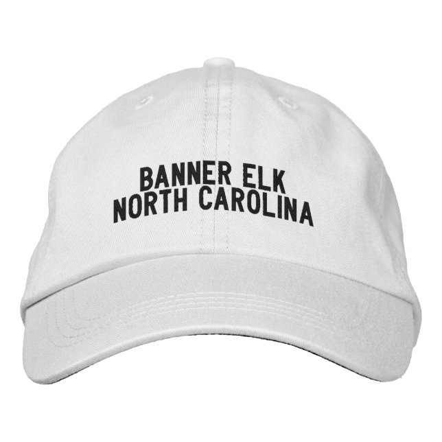 Boné Banner Elk Carolina do Norte Chapéu (Frente)