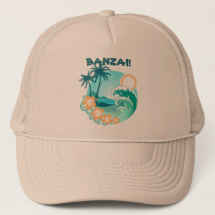 Boné Banzai Surfing