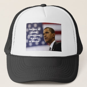 Boné Barack Obama coração da paixão