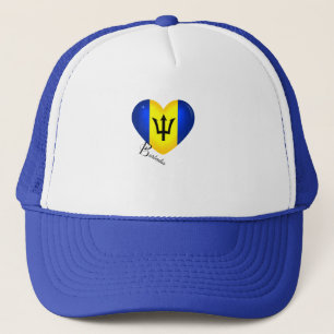 Boné Barbados Flag Heart