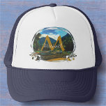 Boné Barcos De Pesca Do Rio Mismaloya 0344<br><div class="desc">Pintura da coleção "Mismaloya River Fisheries Boats 0344" Personalize na página do produto ou clique no botão "Personalizar" para obter mais opções de design. A design criada da minha pintura "Barcos de Pesca do Rio Mismaloya 0344" captura o rio Mismaloya e os muitos barcos de pesca que lá estão. Localizado...</div>