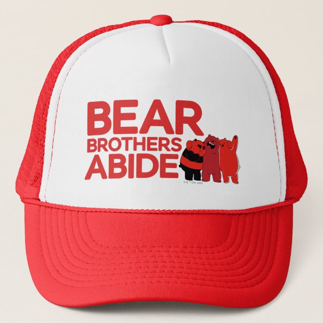 Boné Bare Bears - Bear Brothers Abide (Frente)