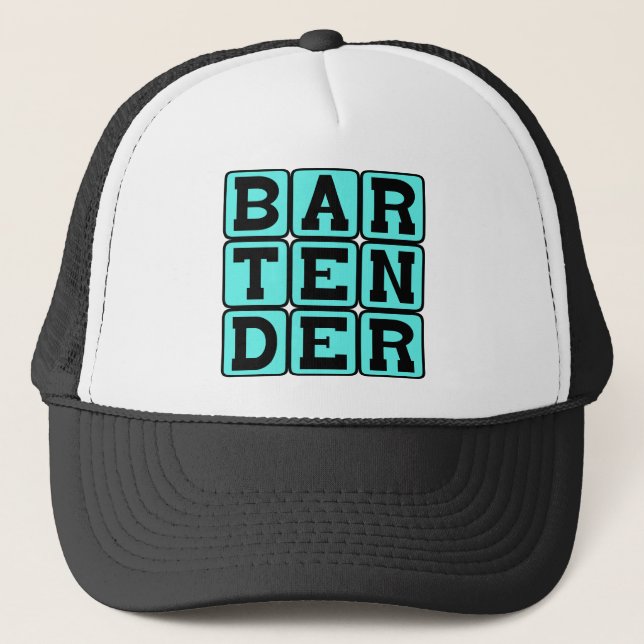 Boné Barman, Dispensador de Bebidas (Frente)