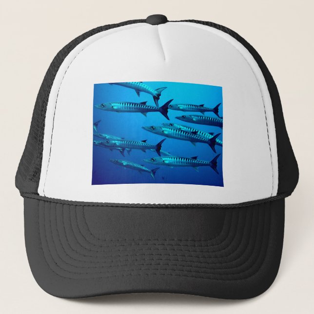 Boné barracuda mergulha no mar profundo onda tropical m (Frente)