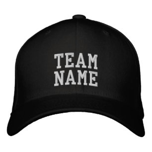 Boné Baseball Bordado Personalizado do Nome da Equ