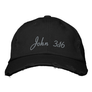 Boné Baseball Personalizável Integrado John 3:16