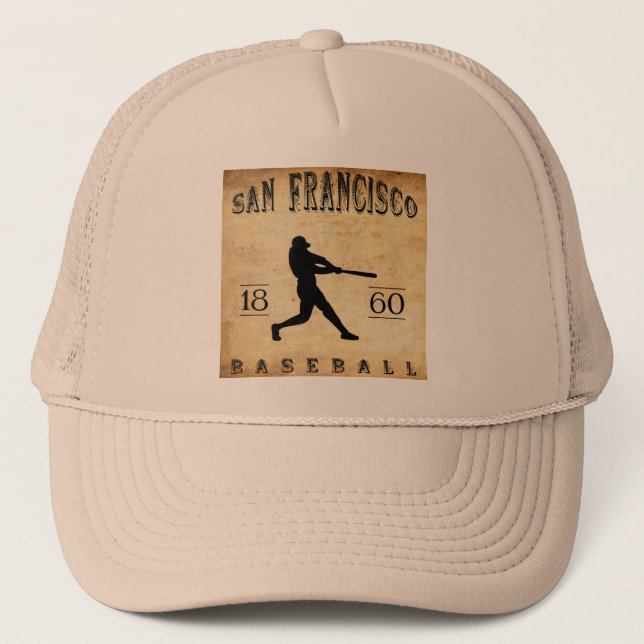 Boné Basebol 1860 de San Francisco Califórnia (Frente)
