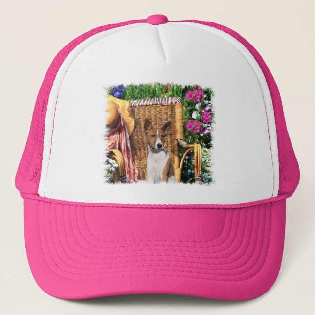 Boné Basenji Lovers Art Gifts (Frente)