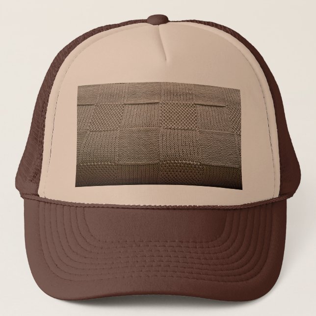 Boné Basketweave Patchwork Knit por Shirley Taylor (Frente)