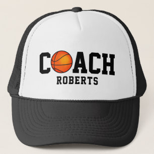 Boné 🏀 basquete COACH [nome personalizado]