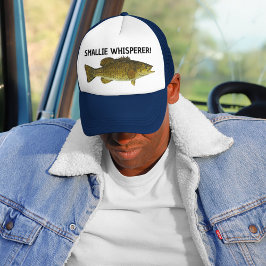 Boné Bass Whisperer Engraçado Pescador Anglês