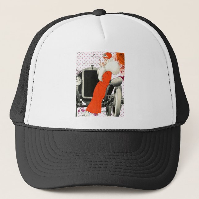 Boné batente de polkadots (Frente)