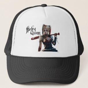 Boné Batman Arkham Knight Harley Quinn com Bat
