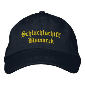 Boné Battleship Bismarck Embroidered Cap