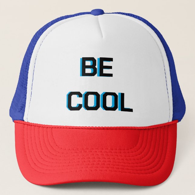 Boné BE COOL Motivational cap| Positive Vibes Grap (Frente)