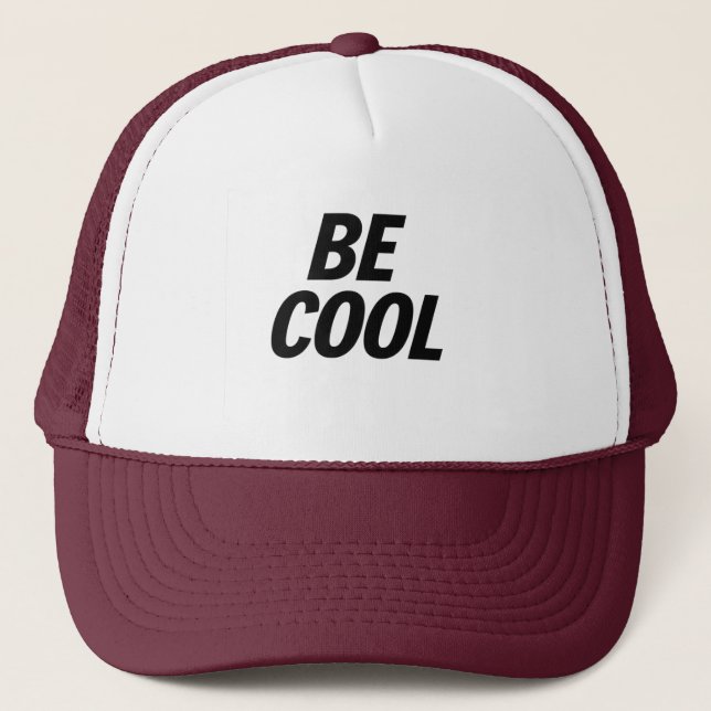 Boné Be Cool Trucker Hat – Casual & Stylish (Frente)