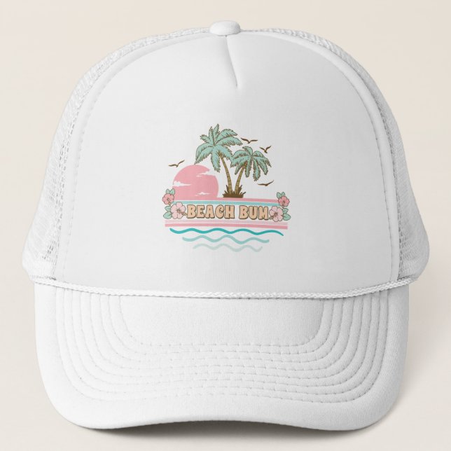 Boné Beach Bum Tropical Beach Summer (Frente)