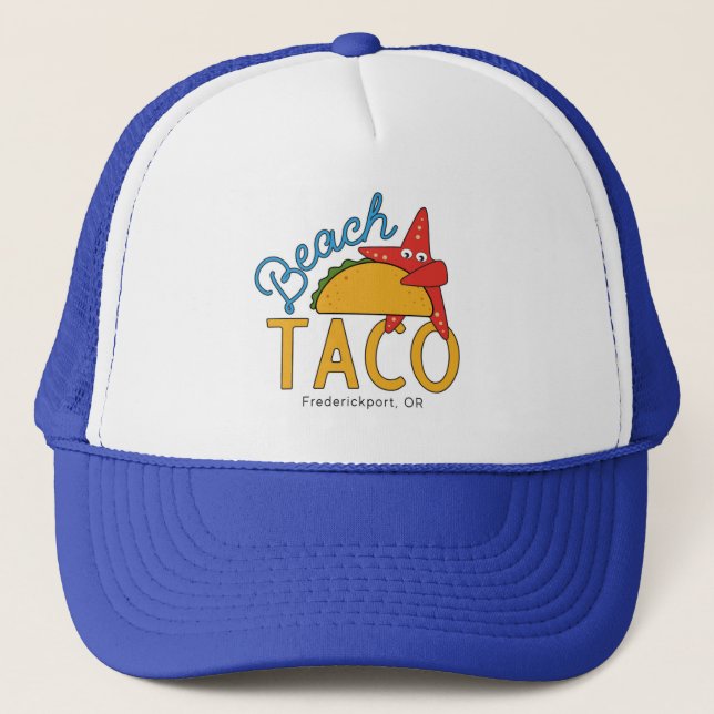 Boné Beach Taco Trucker Hat (Frente)