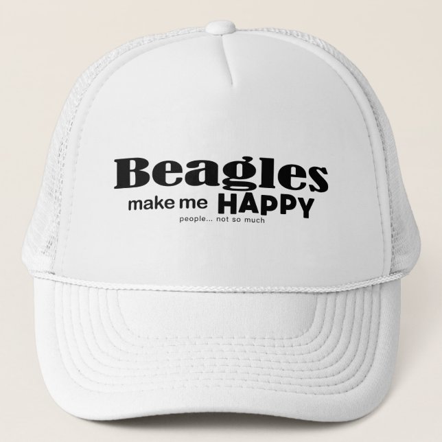 Boné Beagles me fazem feliz (Frente)