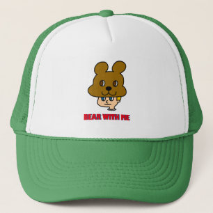 Boné Bear com o meu chapéu de caminhoneiro