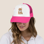 Boné Bebê Kitten Trucker Hift<br><div class="desc">Trucker Hat com Little Baby Kitten - Painting - Choose / Add Your Unified Text / Name / Color / Font / Size / Elements - Make Your Special Gift - Reize, mova ou remova e adicione elementos / texto com a ferramenta de personalização! Pintura e Design por MIGNED. Por...</div>